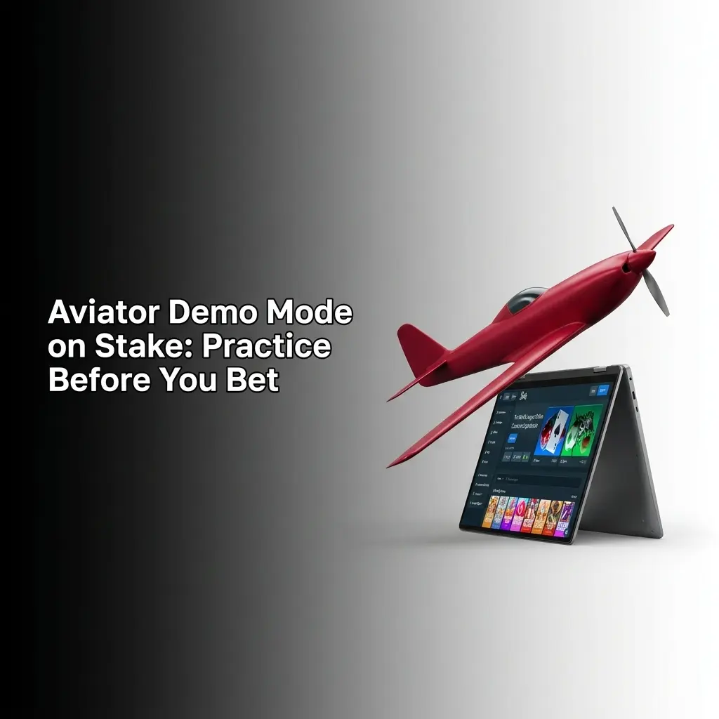 Aviator demo mode on Stake showing virtual credits, auto bet panel, and multiplier graph for risk-free practice play