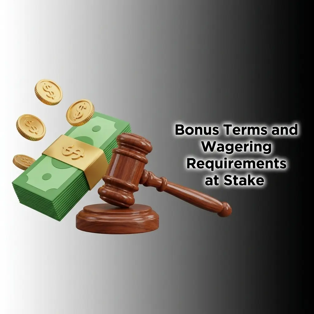 Stake bonus terms table showing wagering requirements, eligible games, bet limits, and withdrawal rules for casino and sports promotions