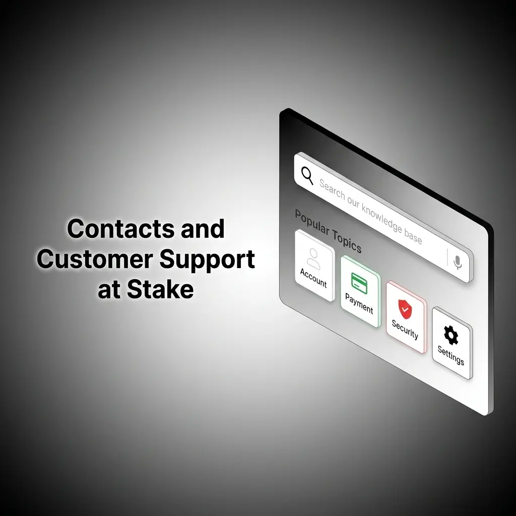 Stake India customer support options including 24/7 live chat, email, and help centre for Indian players