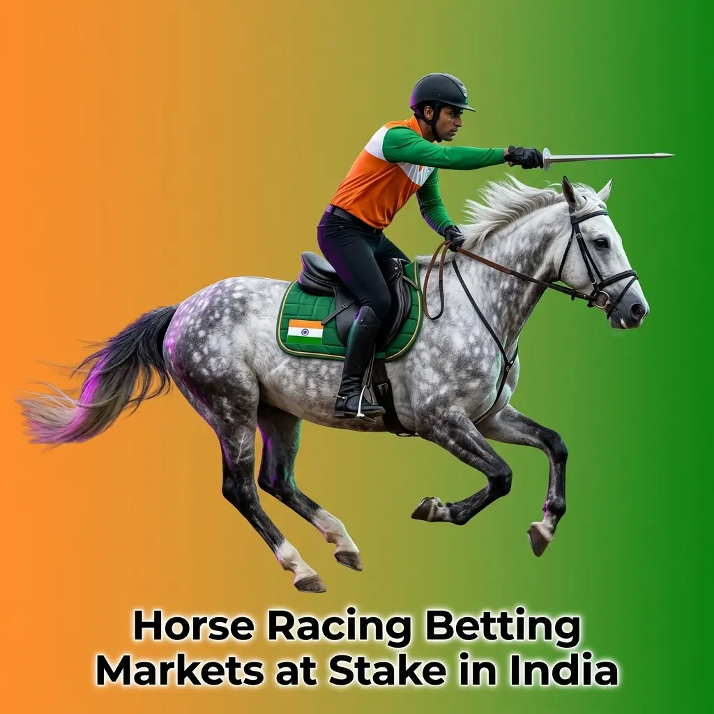 Horse racing betting markets on Stake India including Win, Place, Exacta, and Trifecta options for punters