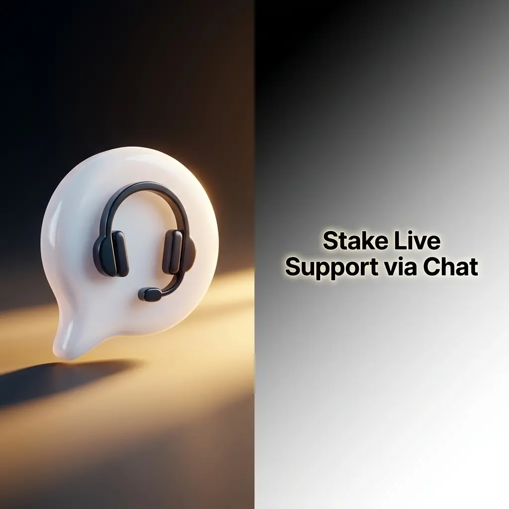 Stake live chat support available 24/7 on desktop and mobile for account, deposit, and gameplay queries