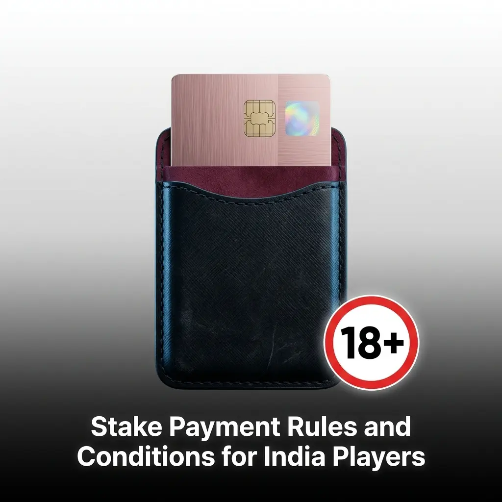 Stake payment rules and conditions for Indian players covering KYC, withdrawals, bonuses, and account ownership policies